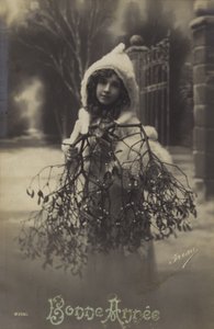 ヤドリギを運ぶ少女 作： French Photographer